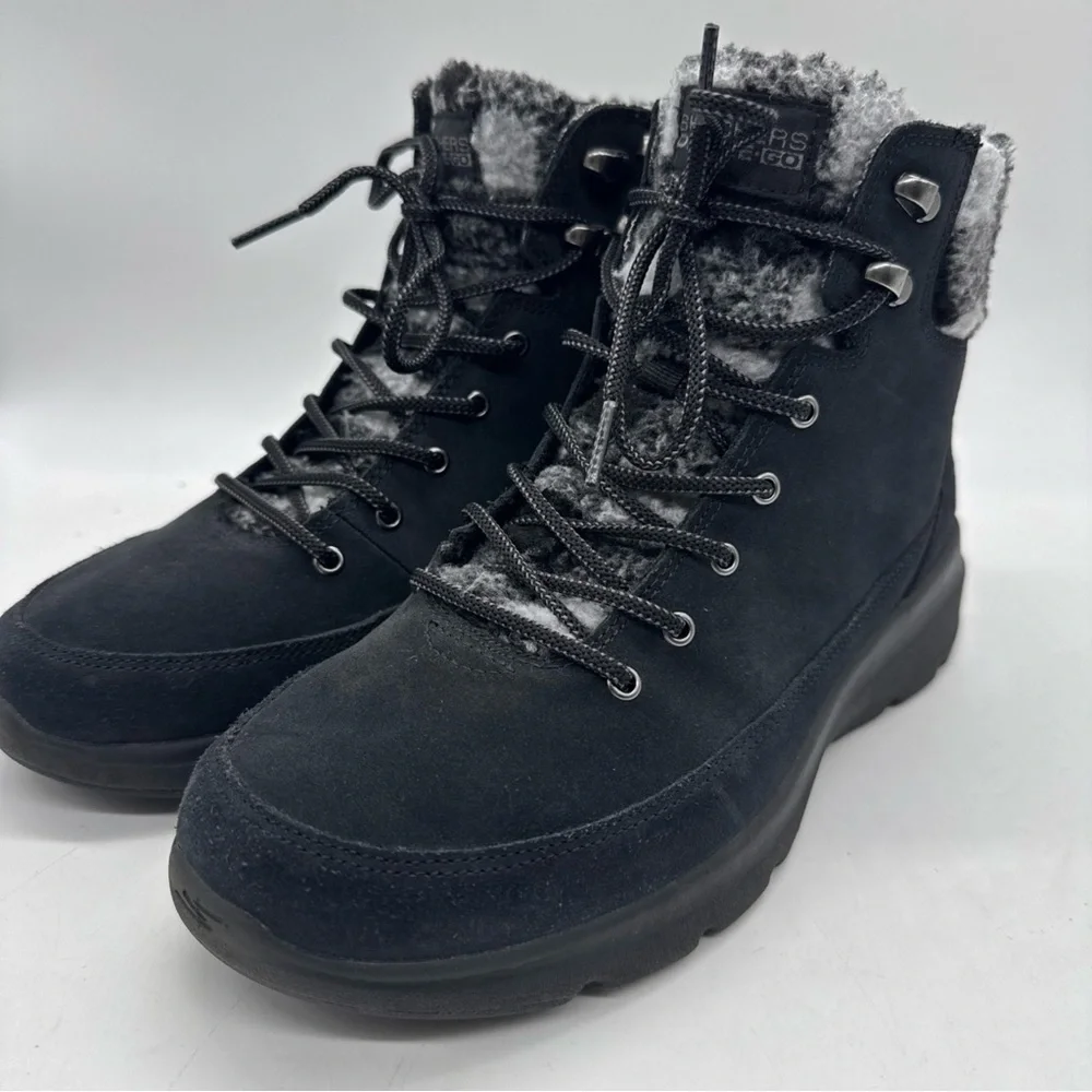 Skechers Women's Black and Gray Winter Boots